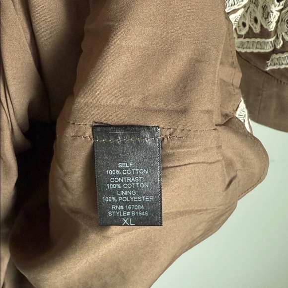 NEW Tuckernuck Mocha Mousse Lace Collier Dress XL - Picture 6 of 12